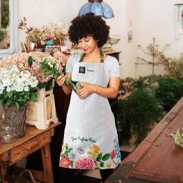 Floral Shop Florist Flower Border Schürze