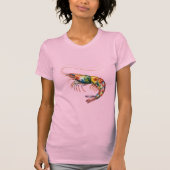 Floral Shrimp Art T-Shirt (Vorderseite)