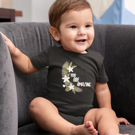 Floral Sie sind Phantastisch Baby Strampler