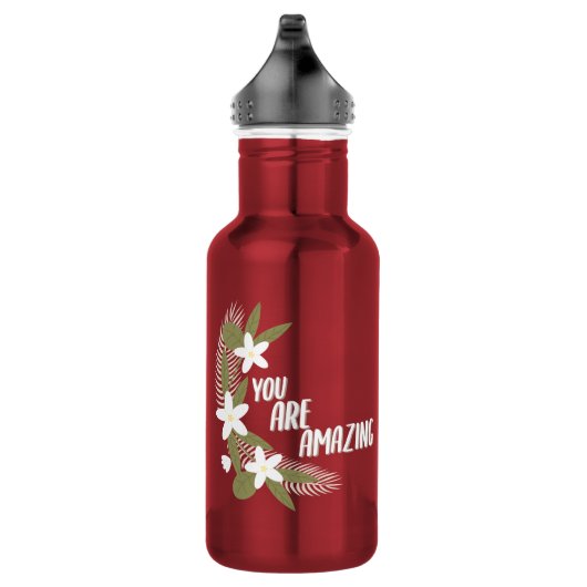 Floral Sie sind Phantastisch Edelstahlflasche (Rechts)