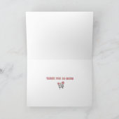 Floral Simple Danke Card (Innenseite)