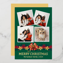 Floral Simple Elegantes Familienweihnachtsfest Fot