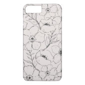 Floral Simplizität - neutral Case-Mate iPhone Hülle (Rückseite)