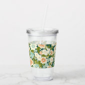 Floral Sipper Tumbler Acryltrinkbecher (Rückseite)