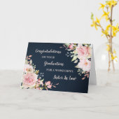 Floral Sister für Recht Herzlichen Glückwunsch Abs Karte (Gelbe Blume)