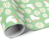 Floral Skate Roller Skaten Pattern Geburtstag Geschenkpapier (Rolleneckpunkt)