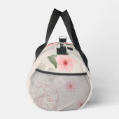 Floral Sketch Waterproof Travel Bag  Duffle Bag (Rechts)