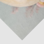 Floral skull cream white Steampunk v1 tissue paper Seidenpapier (Ausschnitt)