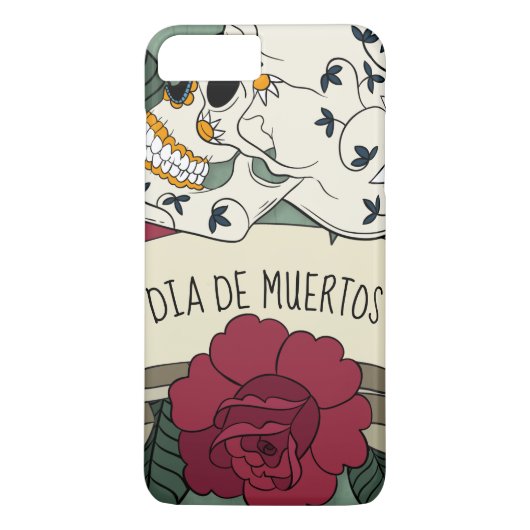 Floral Skull Dia de los Muertos | Hülle (Rückseite)