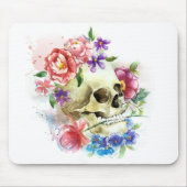 Floral Skull Dia de los Muertos | Mousepad (Vorne)