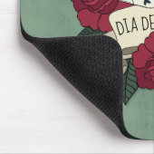 Floral Skull Dia de los Muertos | Mousepad (Ecke)