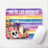 Floral Skull Dia de los Muertos | Mousepad (Mit Mouse)