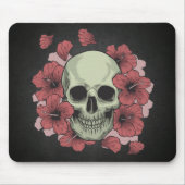 Floral Skull Dia de los Muertos | Mousepad (Vorne)