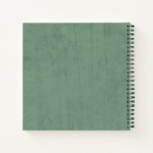 Floral Skull Dia de los Muertos | Notizbuch (Rückseite)