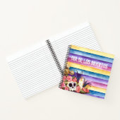 Floral Skull Dia de los Muertos | Notizbuch (Innenseite)