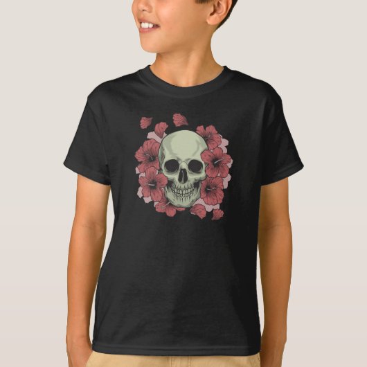 Floral Skull Dia de los Muertos | SHIRT (Vorderseite)