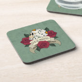 Floral Skull Dia de los Muertos | UNTERSETZER (Linke Seite)