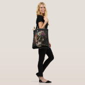 Floral Skull Goth Pagan Monogram Tasche (Am Model)