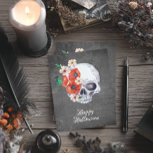 Floral Skull Halloween