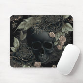 Floral Skull Mousepad (Mit Mouse)