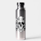 Floral Skull Wasser Flasche (Links)