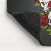 Floral Skulls Dia de los Muertos | Mousepad (Ecke)