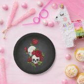 Floral Skulls Dia de los Muertos | Papierteller (Party)