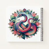 Floral Snake Notizblock (Rückseite)