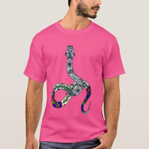 Floral Snake Tattoo T-Shirt
