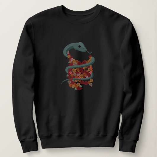 Floral Snake Wrap Sweatshirt (Design vorne)