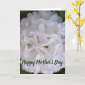 Floral Snowball Bloom Happy Mütter Day Card Karte (Gelbe Blume)