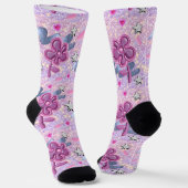 FLORAL SOCKEN (Gewinkelt)