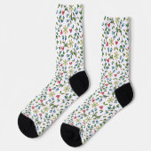 floral socken (Linkes Detail)