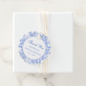 Floral Something Blue Brautparty Vielen Dank Geschenkanhänger (Beispiel)