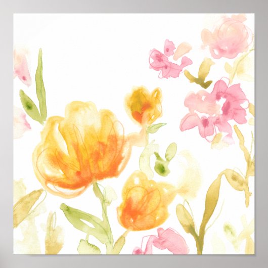 Floral Song I Poster (Vorne)