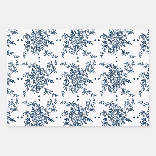 Floral Spanish Tile Collection Geschenkpapier Set (Vorderseite 3)