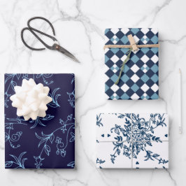 Floral Spanish Tile Collection Geschenkpapier Set