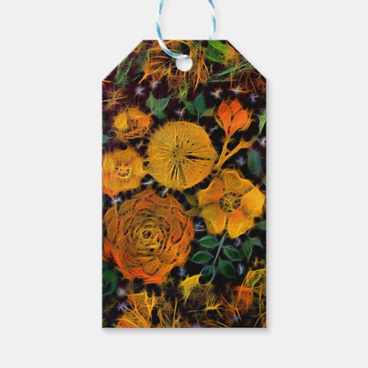 Floral Sparks Geschenkanhänger (Vorderseite)