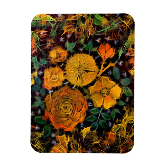 Floral Sparks Magnet (Vertikal)