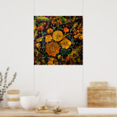 Floral Sparks Poster (Küche)