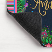 Floral Spaß erstaunliche Strip-Inspirivity One Wor Mousepad (Ecke)