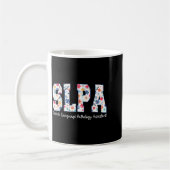 Floral Speech Language Pathology Istant Slpa Appre Kaffeetasse (Links)