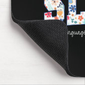 Floral Speech Language Pathology Istant Slpa Appre Mousepad (Ecke)