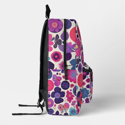 Floral Sphere Bedruckter Rucksack (Links)