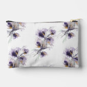 Floral Splash Makeup Bag Zubehörtasche (Rückseite)