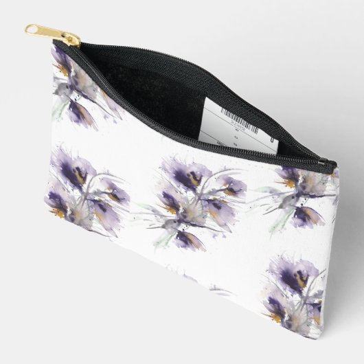 Floral Splash Makeup Bag Zubehörtasche (Offen)