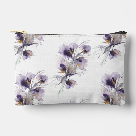 Floral Splash Makeup Bag Zubehörtasche (Vorderseite)