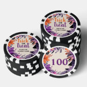 Floral Spooky Elegance Halloween Poker Party Pokerchips (Stapel)