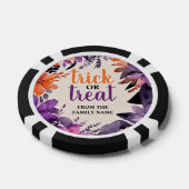 Floral Spooky Elegance Halloween Poker Party Pokerchips (Einzeln)