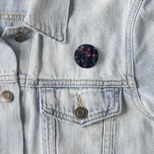 Floral Spray Fantasy Art Button (Beispiel)